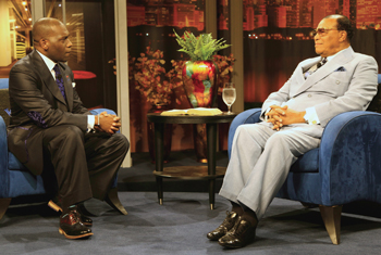 Pastor Jamal Bryant interviews the Honorable Minister Louis Farrakhan at The Word Network
