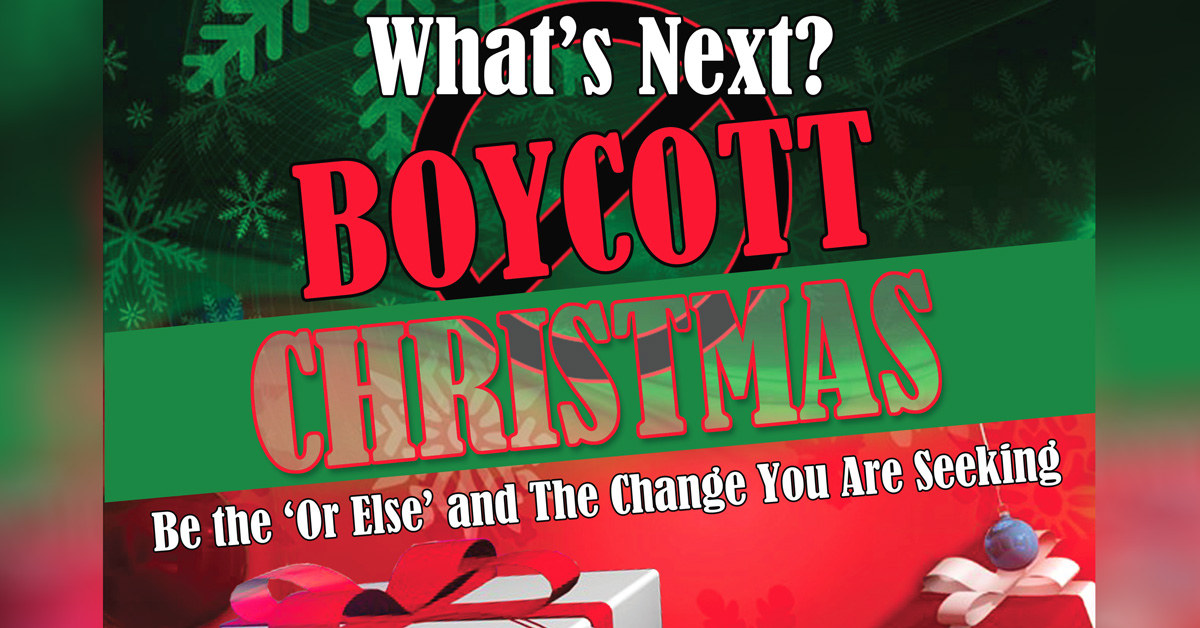 Up with Jesus, Down with Santa Farrakhan on holiday spending boycott
